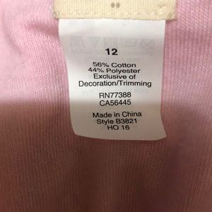 Girls size 12 light pastel pink cover-up romper